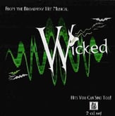 Wicked piano sheet music cover